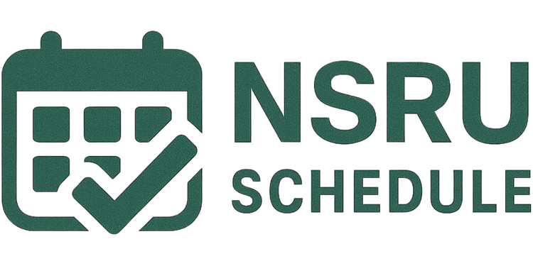 NSRU Schedule Logo